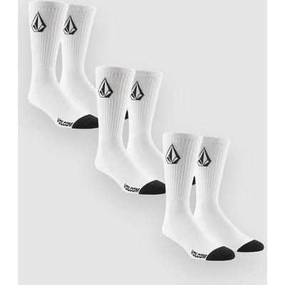 Volcom Full Stone 3Pk Sokken wit