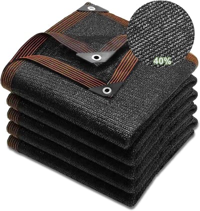 VHV - Schaduwdoek - zonwerend doek voor tuin - 40% UV-bescherming - 3m x 5m - voor tuin, terras, balkon, patio, kas