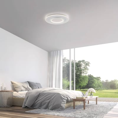 Q-Smart-Home Paul Neuhaus SMART+ plafondlamp Q-Kalina, wit, Ø 50 cm