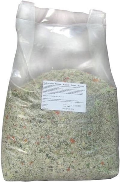 Dierendrogist Kruiden-Groente-Rijstmix - Aanvullend Hondenvoer 9kg - Natuurlijke Ingrediënten, 20 Kruiden