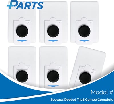 Ecovacs Deebot T30S Combo Complete Stofzakken (6 Stuks, Plus.Parts® alternatief voor DDB030028)