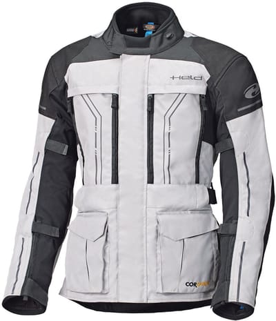 Held Pentland Grijs Zwart Waterdicht Textiele Motorjas - Jas