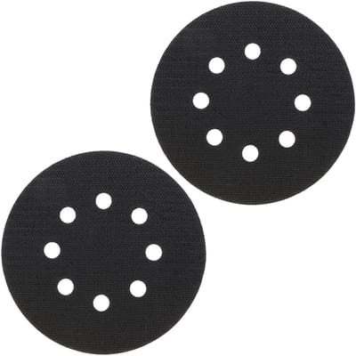 Allecto Plus - Voor 125mm 8 Hole Zachte Interface Pad - 2 Stuks, Zelfklevende Beschermende Schijf voor Schuurmachines met 125mm 8 Gat Pneumatisch en Elektrisch-Zuigpolijstmachine en Schuurmachine