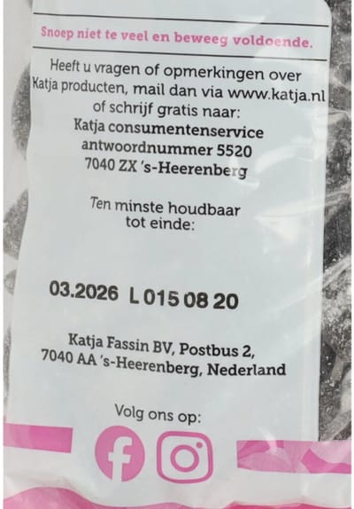 Snoepgoed Katja Dropharingen | 500 gram