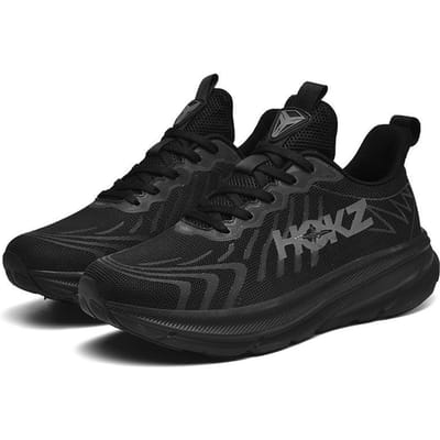 Heren- en Damesschoenen Hardloopschoenen Lente en Zomer Lage Top Mesh Lichtgewicht Demping Trendy Schoenen Casual Sportschoenen Hardloopschoenen 44 black