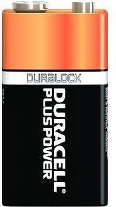 Duracell Plus Power 9v Wegwerpbatterij Alkaline