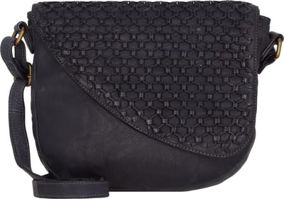 Greenland Nature Femi & Nine Leren Schoudertas 24 cm - Dames - navy