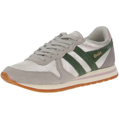 Gola Daytona Blaze - Damessneaker - Zilver-Evergreen-Chalk-Pink