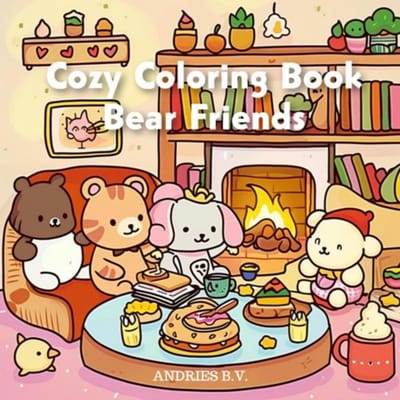 Cozy Coloring Book - Bear Friends - Andries B.V.