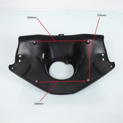 Originele stuurkap voor Ying 50-scooter YY50QT-6 TB6B-050200003 / onderkant, nieuw