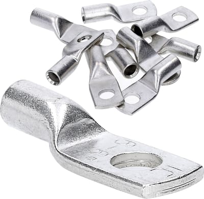 10 stuks Kalitec HR6-6 standaard buiskabelschoenen 6 mm² M6 I zonder kijkgat I Made in Germany