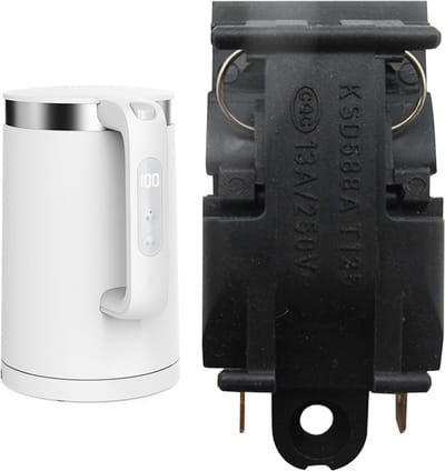Waterkoker Stoomknop - Vervangingsonderdeel Temperatuurbewaking - Veilig Koken - Automatische Uitschakeling - 5 x 2 x 1 cm - Zwart