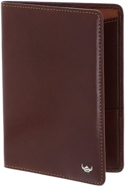 Golden Head Leren identiteitskaarthoesje Colorado RFID Protect Reisepassetui 4455 Tabacco bruine
