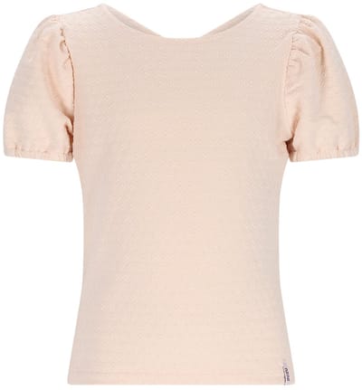 Nono Kiamo Dotted Jersey Top Tops & T-shirts Meisjes - Shirt - Lichtroze - Maat 134/140