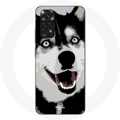 Redmi Note 11 Pro 5G hoesje Siberische husky blauwe ogen