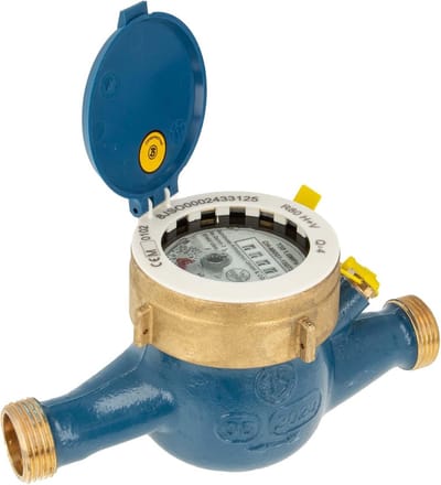 Koudwatermeter DN20 3/4 Inch Huisinstallatie IJkbaar 190mm