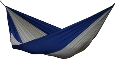 Draagbare Parachute Hangmat - Beige/Navy voor Buiten