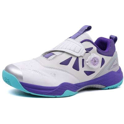 Chaussures de badminton à plaque de carbone Chaussures d'entraînement de tennis Chaussures de tennis de table Chaussures de volley-ball pour couple Semelle professionnelle en tendon 43 white