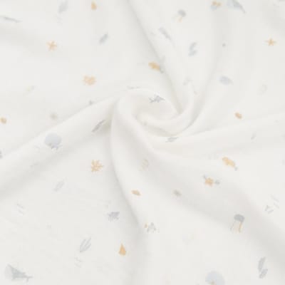 Bamboom Swaddle Muslin - XL - 120 x 120 - Sealife