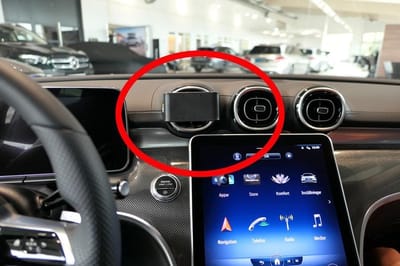 Brodit ProClip houder geschikt voor Mercedes Benz C-Klasse (180-320) 2022 - GLC/CLE klasse 2023 - Center mount