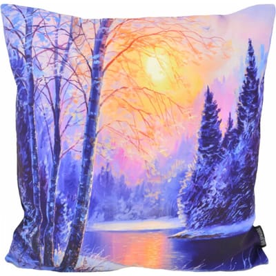 Gek op kussens! Sierkussen winter wonderland | 45 x 45 cm | katoen/polyester