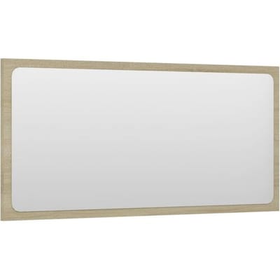 vidaXL - Badkamerspiegel - 80x1,5x37 - cm - spaanplaat - sonoma - eikenkleurig