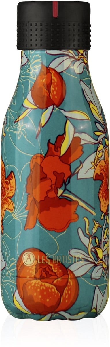 Les Artistes Paris - Drinkfles - Thermosfles - 280ml - Peonies