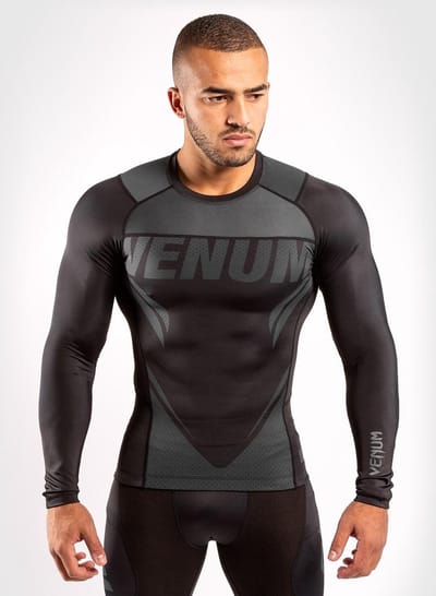 Venum ONE FC Impact Rashguard L/S Zwart Zwart - S