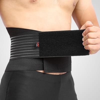 1 STUK Sport Rugsteun Verstelbare Rugbrace Lendensteun Riem met Ademende Dubbele Banden Gym Onderrug Pijnverlichting Unisex XL