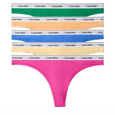 Ondergoed Slipjes Calvin Klein String 5 Pk - Fashion Wear - Vrouwen