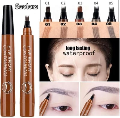 Wenkbrauwpotlood / Professionele Vloeibare Wenkbrauwpotlood/ Modern / Waterbestendig en Gemakkelijk te Gebruiken/ 3 Brown /R 96