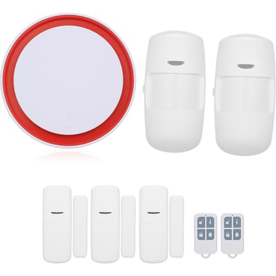 Capteur d'ouverture de porte 433 MHz, alarme antivol sans fil pour maison connectée EU2 blanc