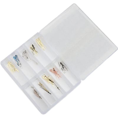 30 Jeu d'Aiguilles de Montre de Rechange Pièces de Montre en Métal Jeu d'Aiguilles Heure Minute Seconde pour Mouvement à Quartz 8200 8205 white