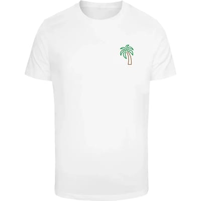 Mister Tee - Coconut Tree Heren T-shirt - 3XL - Wit
