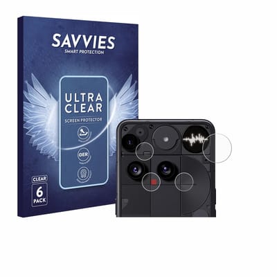 Savvies - Screenprotector voor Nothing Phone (3) (ALLEEN Camera Lens) - Folie Beschermfolie transparant 6 Stuks