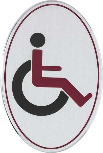 CombiCraft Invalide Toiletbordje Aluminium in Jaren '20 design
