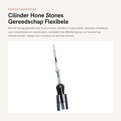 Dailygoods - Cilinder Hone Stones Gereedschap - Flexibele Schacht - Kleine Boring Cilinders - Staal Gereedschap - Geschikt voor Motorfietsen - Rem en...