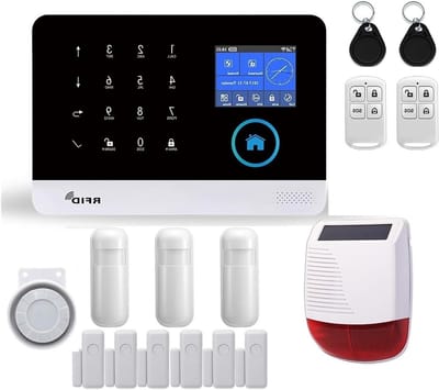 Draadloos Alarmsysteem - GSM Beveiliging - Huis Beveiligen - App Bediening - 2.4 inch Scherm - Nee