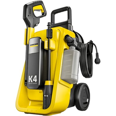 Kärcher K 4 Comfort Premium Hogedrukreiniger - 130 bar - 420 l/u - 30 m²/u - Slanghaspel - 4-in-1 Spuitlans - Geschikt voor oa. auto - fietsen - terras - motoren - schutting en tuinset