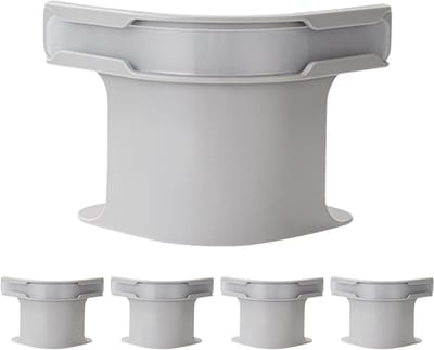 Set van 4 Fitted Sheets Antislip Universeel voor Alle Matrassen met PVC Clips en Bevestigingsstrips