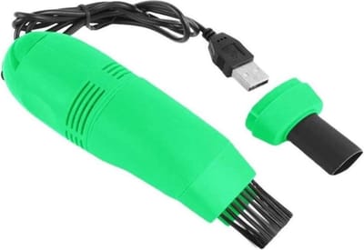 Mini USB Stofzuiger – Toetsenbord & Laptop Cleaner - Auto-interieurreiniger - Met Borstel en Flexibele Nozzle – Draagbare Computerstofzuiger – Hoog vermogen – Compact – USB
