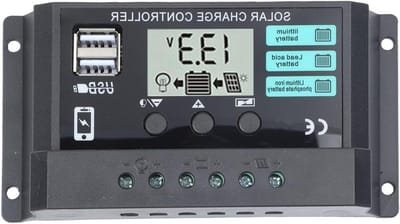 Zonne Laadregelaar - Energie Manager - Off-grid Energie - LCD Display - 1337 x 69 mm - Zwart