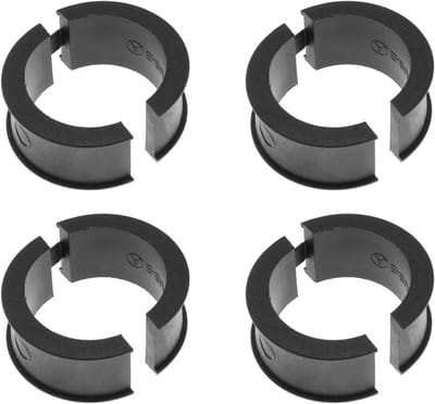 Fiets Stuur Extender - Stuur Shim - Montage Accessoires - Conversie Diameter - 4 Stuks - Zwart