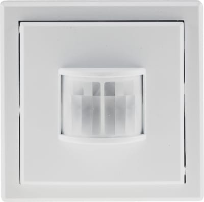 Inbouw Bewegingssensor voor binnen IP20 - Bewegingsmelder met detectiehoek 160° - Bewegingsdetector op batterijen - Wit