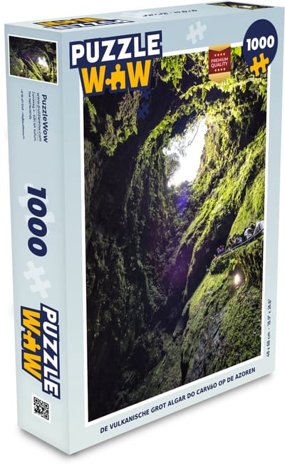 Puzzel De vulkanische grot Algar do Carvão op de Azoren - Legpuzzel - Puzzel 1000 stukjes volwassenen