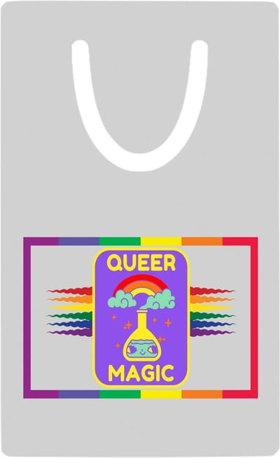 Hacebo® - LGBTQ cadeau - metalen boekenlegger- Lgbt - Queer - LGBTQ cadeau - met opdruk - lgbt - Pride month - lgbtq vlag - gay pride - met tekst - opdruk - leuke pride spullen - verjaardag - cadeau - gift Bladwijzer boekenleggers - 7.6 cm x 5cm