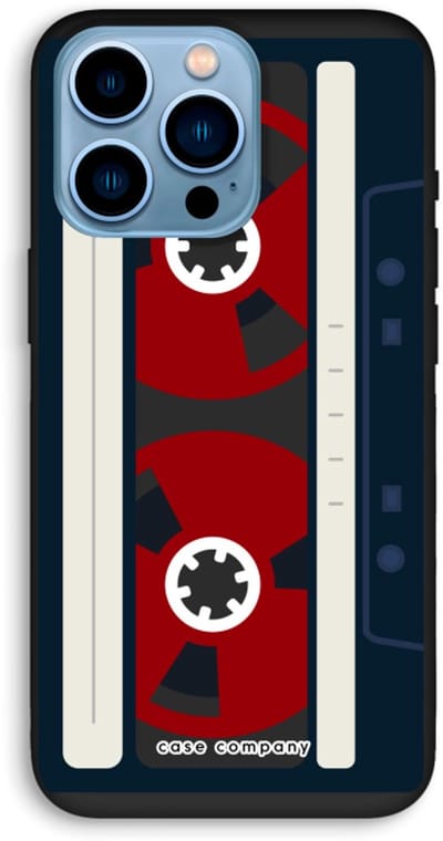 Case Company® - Hoesje geschikt voor iPhone 13 Pro Max hoesje - Here's your tape - Biologisch Afbreekbaar Telefoonhoesje - Bescherming alle Kanten en Schermrand