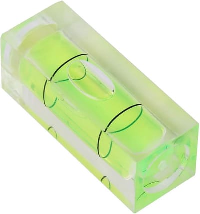 Set van 5 Mini Waterpasjes - Compacte Spirit Levels voor Nauwkeurige Metingen en Lay-out Tools 15x15x40mm