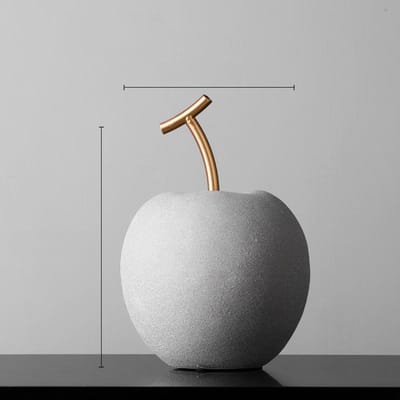 Nordische Keramische Fruitornamenten Creatief Ontwerp Modern Strak Woonkamer Entree TV-meubel Modelkamer Huis Zachte Decoratie apple large