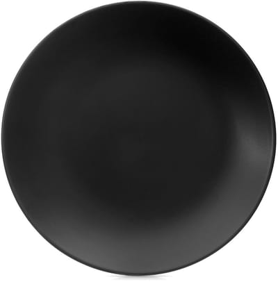 Dessertbord Keramiek Zwart 20,5 cm - Taart Bordjes - Bord - Ontbijtbord - Borden